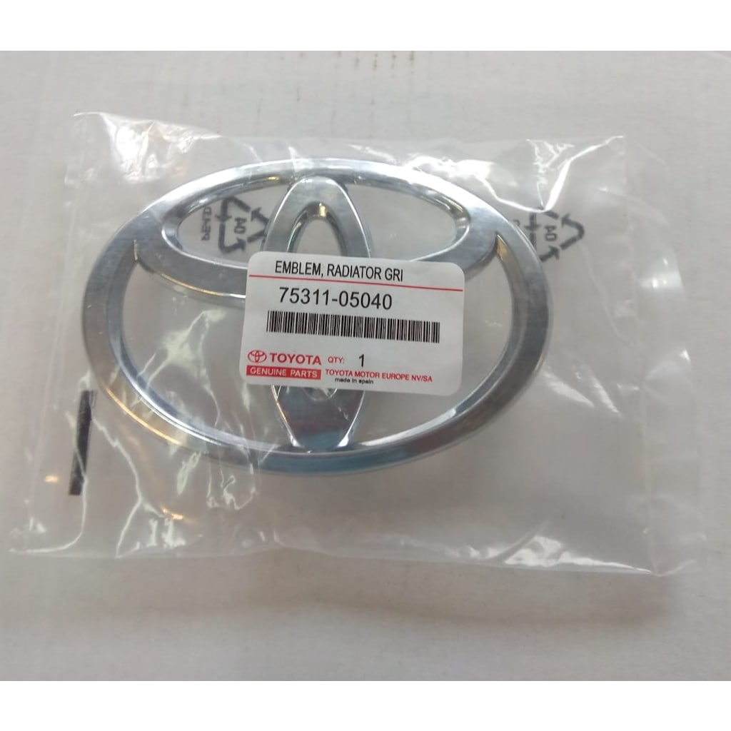 Toyota Corolla (13-19) Ön Panjur Logo/Arma [Orjınal] (7531105040)