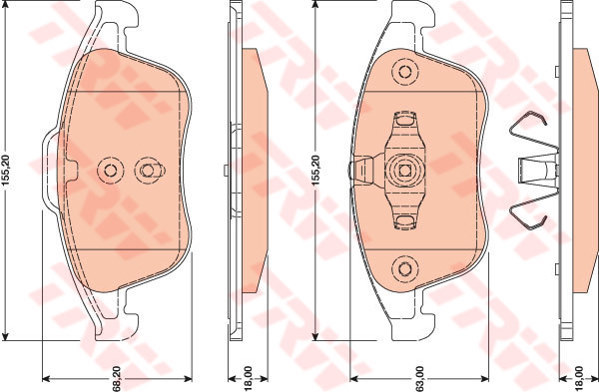 Trw On Balata Mgn Iii 2.0 Tdci-Scenic Iii 1.6-1.5-2.0 Tdci 09-