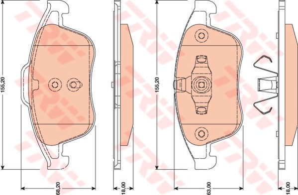 Trw On Balata Mgn Iii 2.0 Tdci-Scenic Iii 1.6-1.5-2.0 Tdci 09-