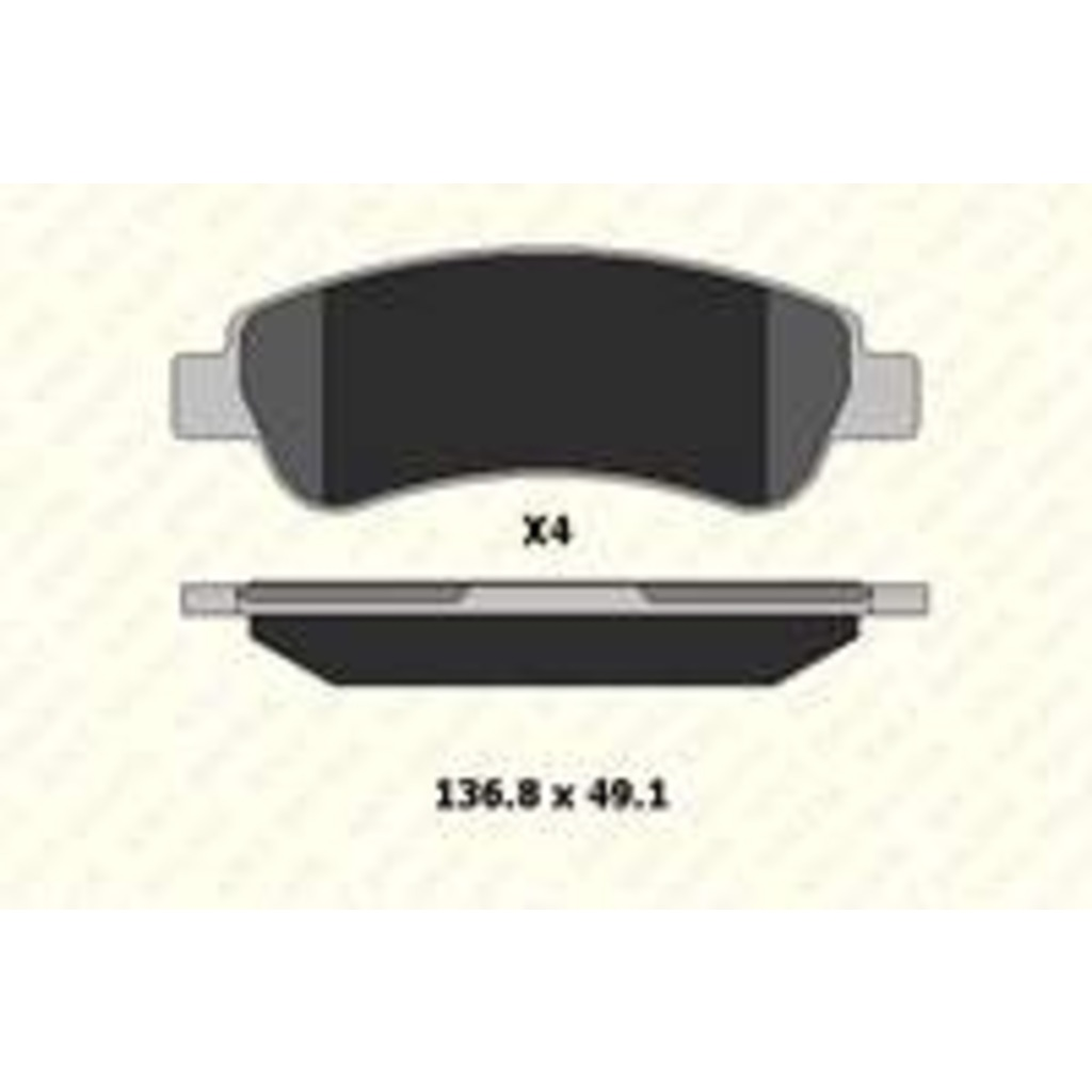 Arka Fren Balatası Ducato 3-Boxer 3-Jumper 3 Kale 2446519004