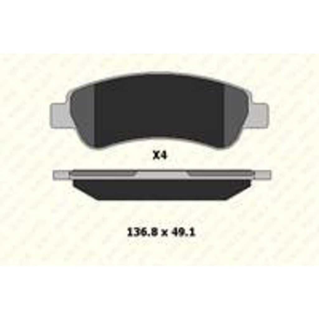 Arka Fren Balatası Ducato 3-Boxer 3-Jumper 3 Kale 2446519004