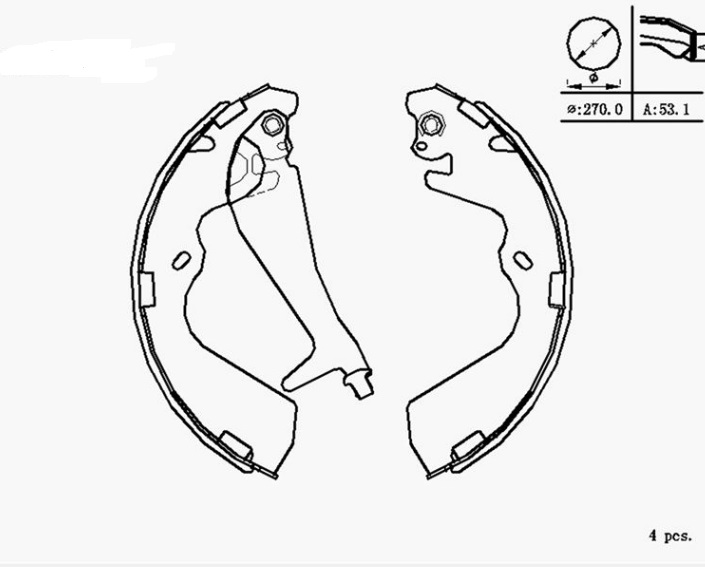 Arka Kampana Balata Tk Hyundai Starex 97-00 Onnuri 583054Aa00