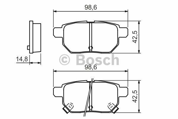 Bosch Arka Balata Auris-Corolla 1.4-1.6 07-10 1.4D-4D-1.6 12-