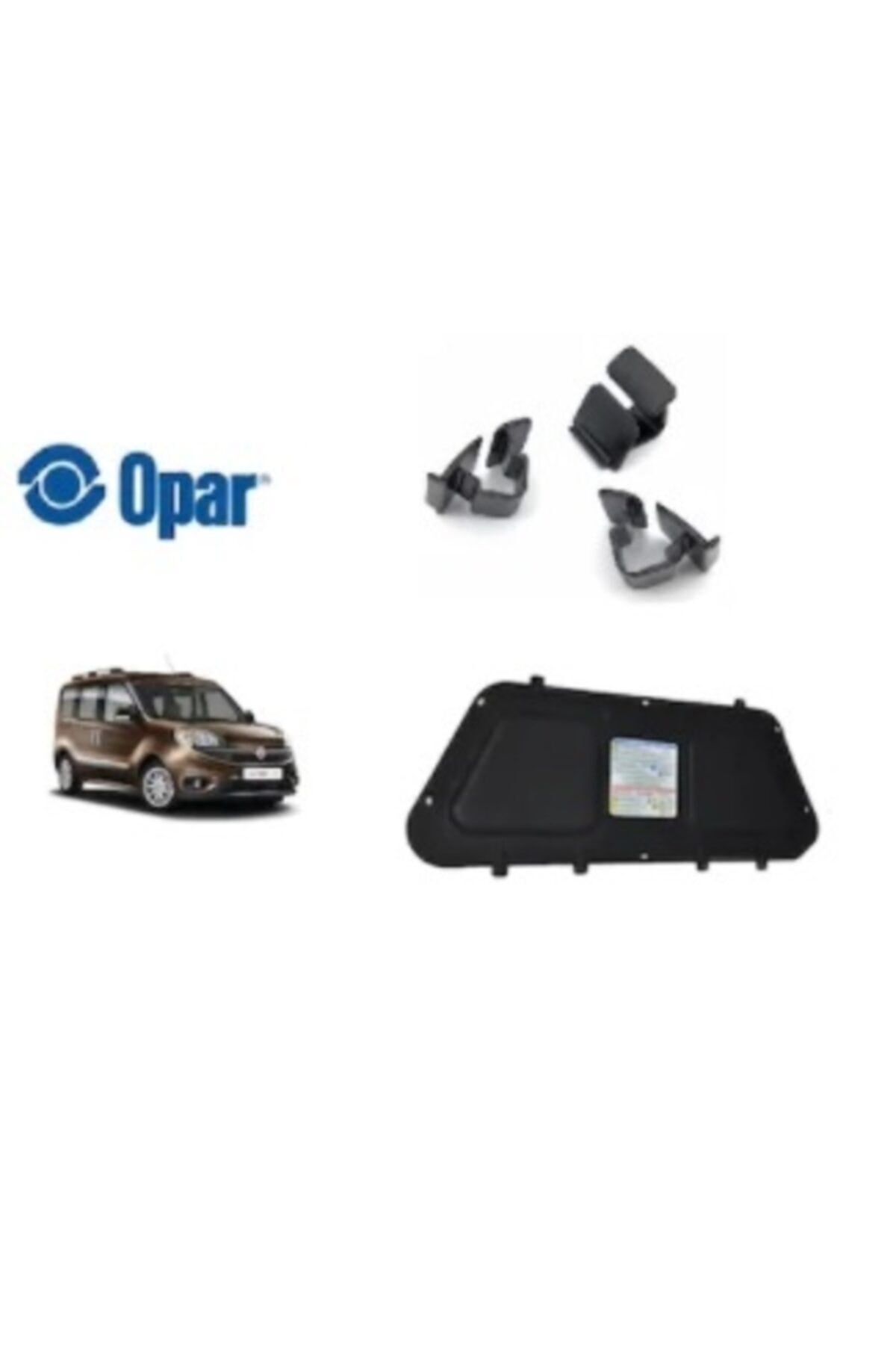 Doblo 4 Motor Kaput Keçesi Izalatörü Ön Orjinal Klipsli