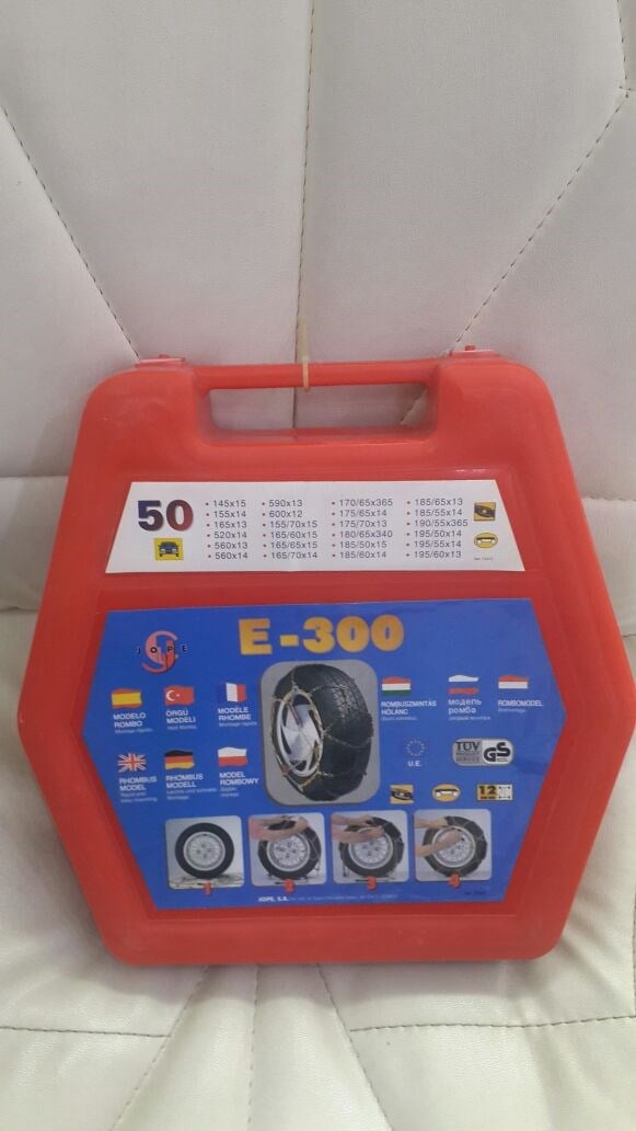 Jope İspanya Malı Yüksek Kalite Kar Patinaj Zinciri 40 ve 50 Numara