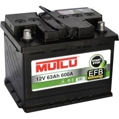 Mutlu 12V 63 Ah 600A EFB Start-Stop Akü