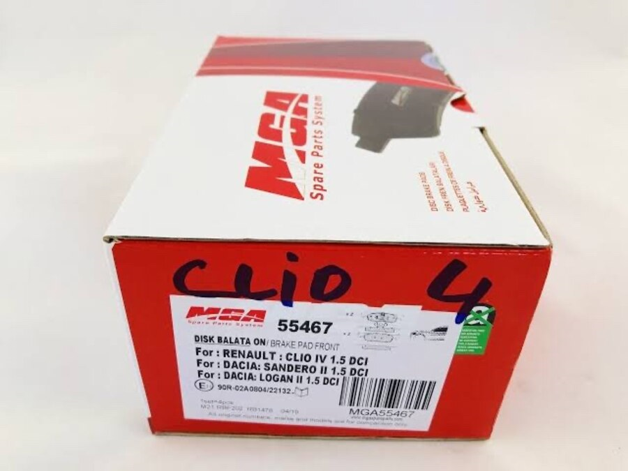 Ön Balata 1.5 Dci Clio4 Sandero2 Logan2 Mga 55467 410602581R