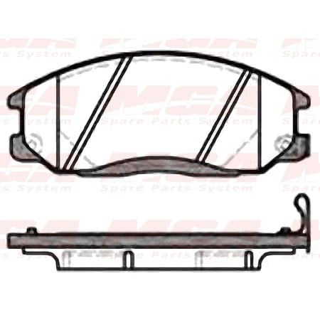 On Balata Hyundai Starex 03-08 Sanyong Actyon Sport Mga 55228