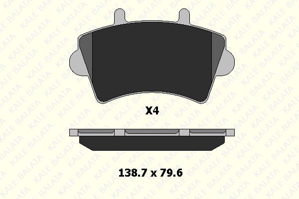 On Balata Takımı Renault Master 2 / Movano 2 Kale 2361317804