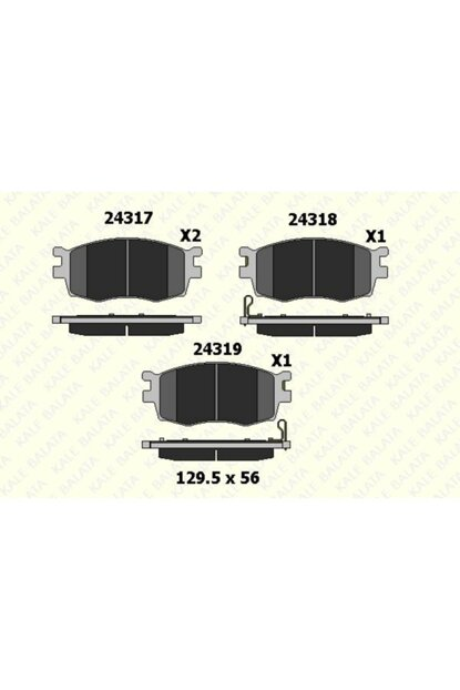 On Balata Tk Accent Era 05- Kia Rio 05- I20 09- Kale 2431717705