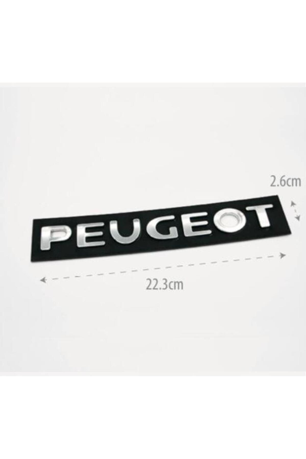 PEUGEOT YAZISI 307 407 306 UYUMLU 2001 SONRASI KASALAR ICIN