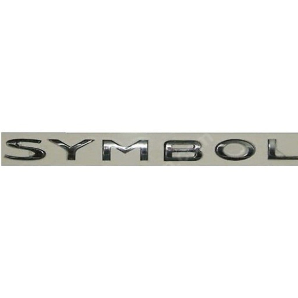 Renault Clio Için Symbol Yazısı Bagaj 2009- (8200867304)