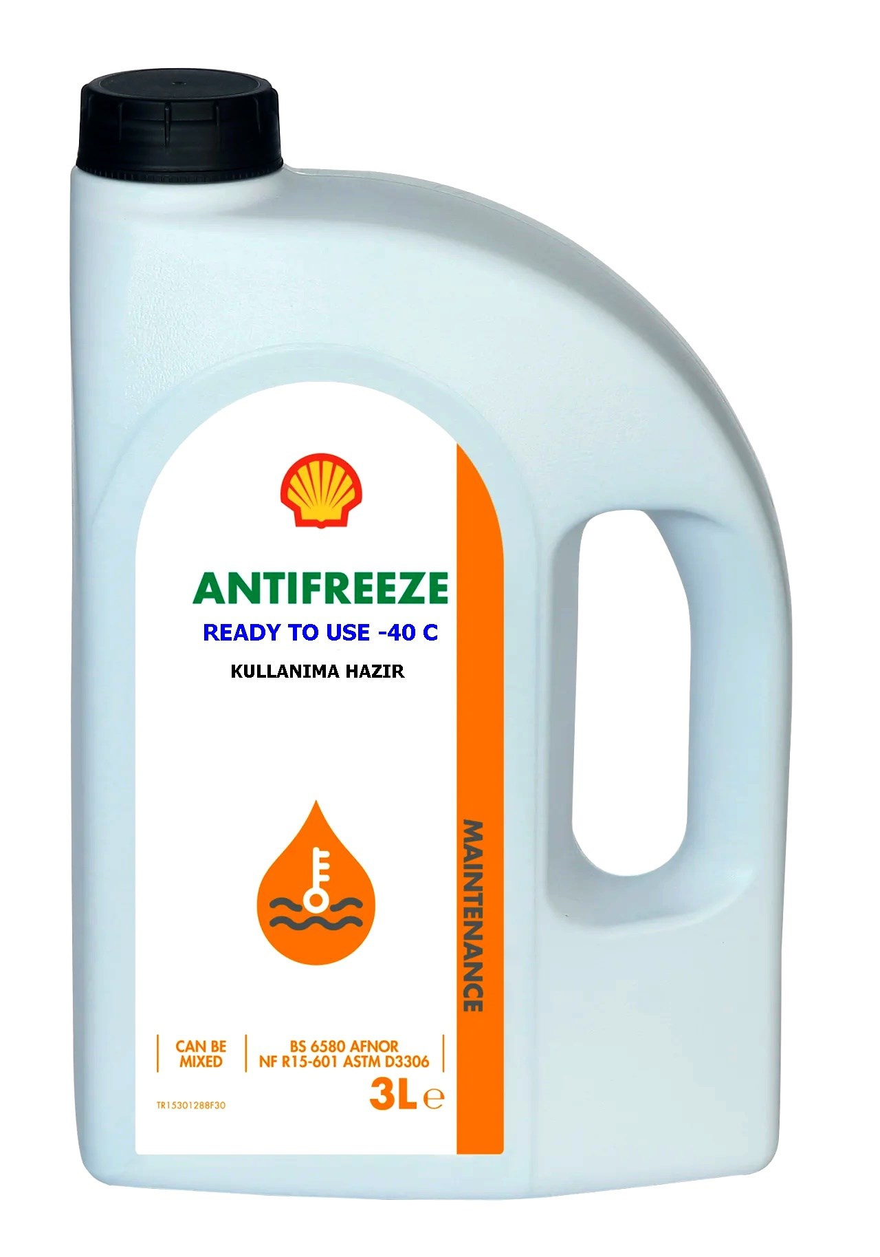 Shell Antifriz Mavi Yeşil Antifriz 3 Litre -40 Derece.Kullanıma