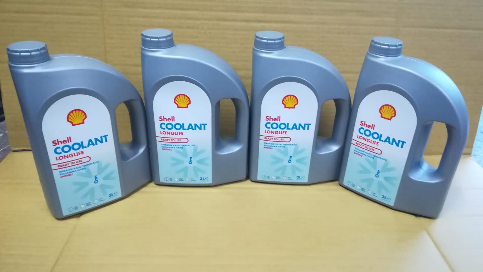 SHELL RTU ANTİFRİZ KIRMIZI 4 ADET (KULLANIMA HAZIR)2023