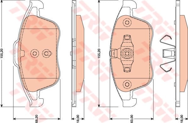 Trw On Balata Mgn Iii 2.0 Tdci-Scenic Iii 1.6-1.5-2.0 Tdci 09-