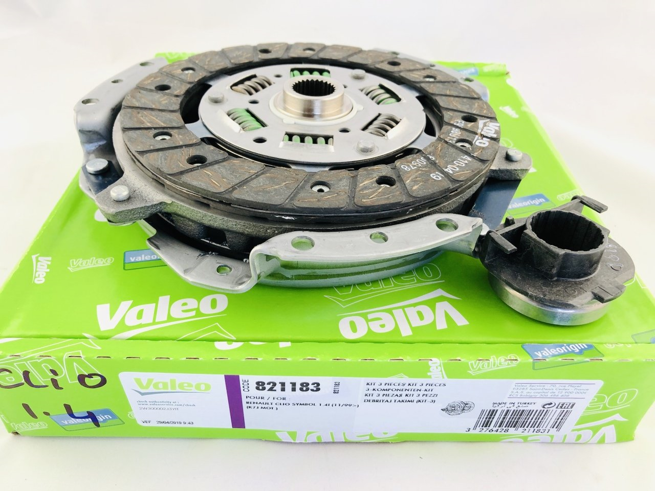 Valeo Debriyaj Set Clio 1-2 -Kng-Twingo-R9-Mgn1-Logan-Sandero
