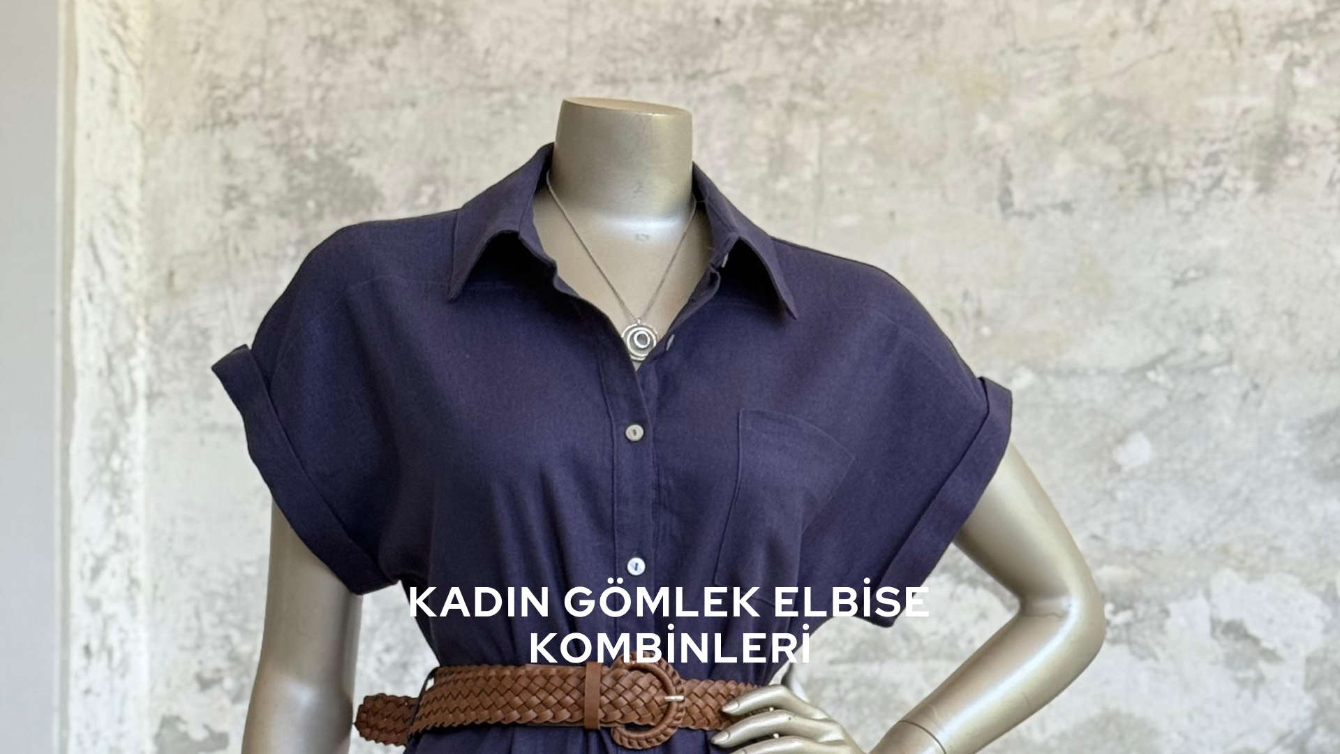 Gömlek elbise kombinleri