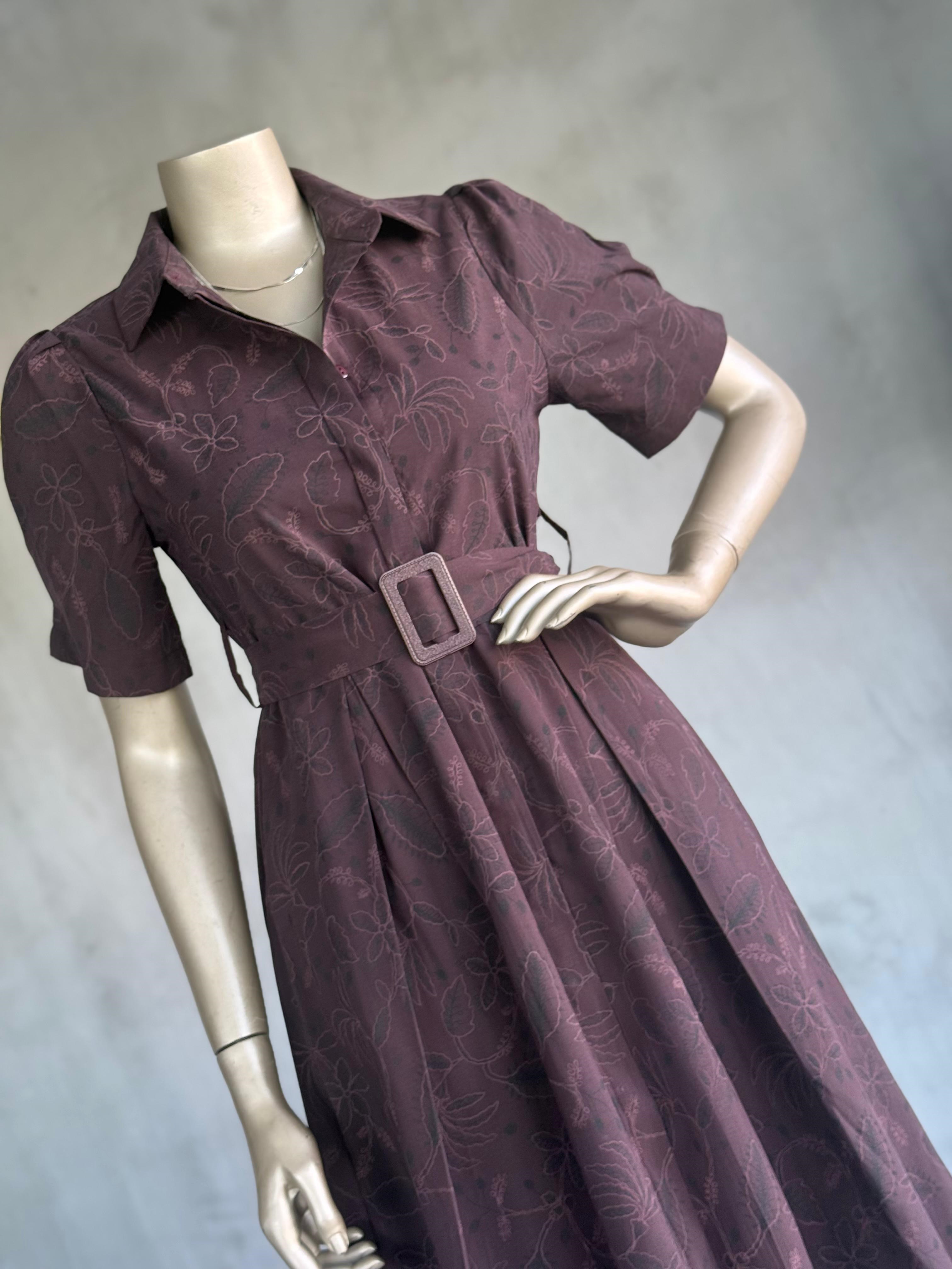 ÖN SİPARİŞE AÇILMIŞTIR. 15.04.2026 KARGO ÇIKIŞI YAPILACAKTIR.Balon Kol Midi Elbise (Kahve)