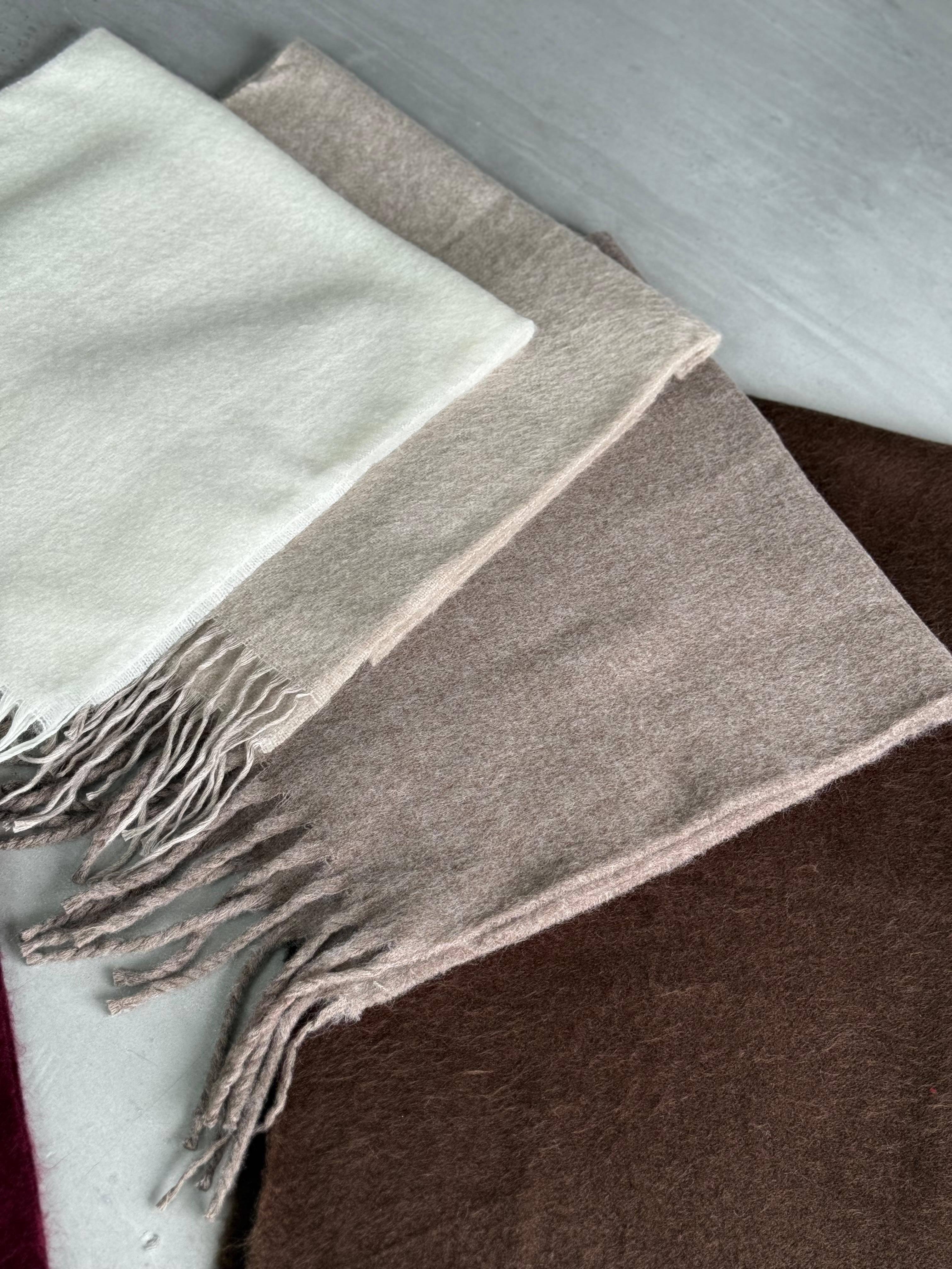 Buklet Yumuşak Dokulu Atkı (Vizon/Gri/Kahverengi/Siyah/Ekru/Sütlü Kahve/Bordo)