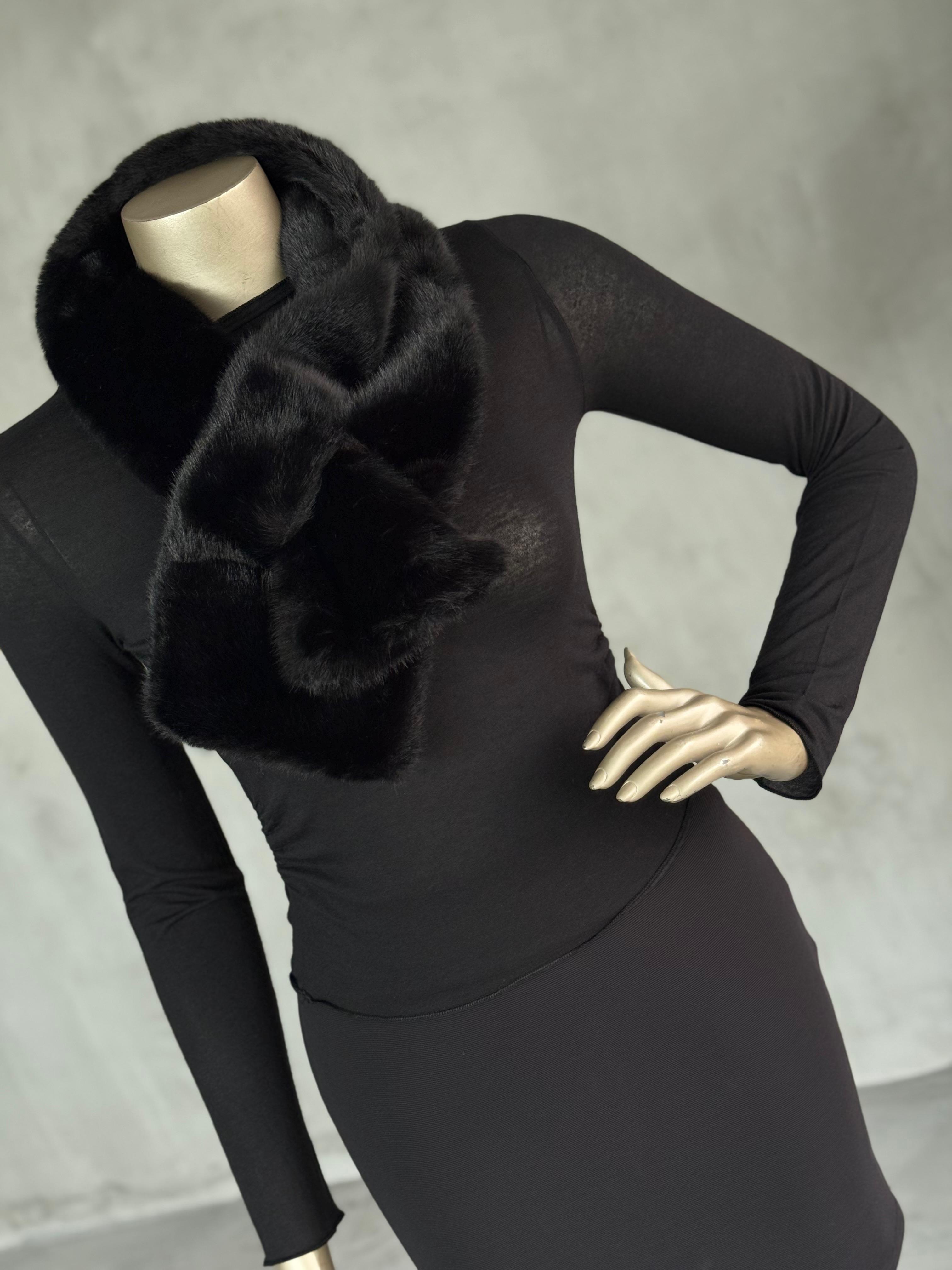 Kürk Boyunluk (Siyah/Pembe/Bej/Camel)