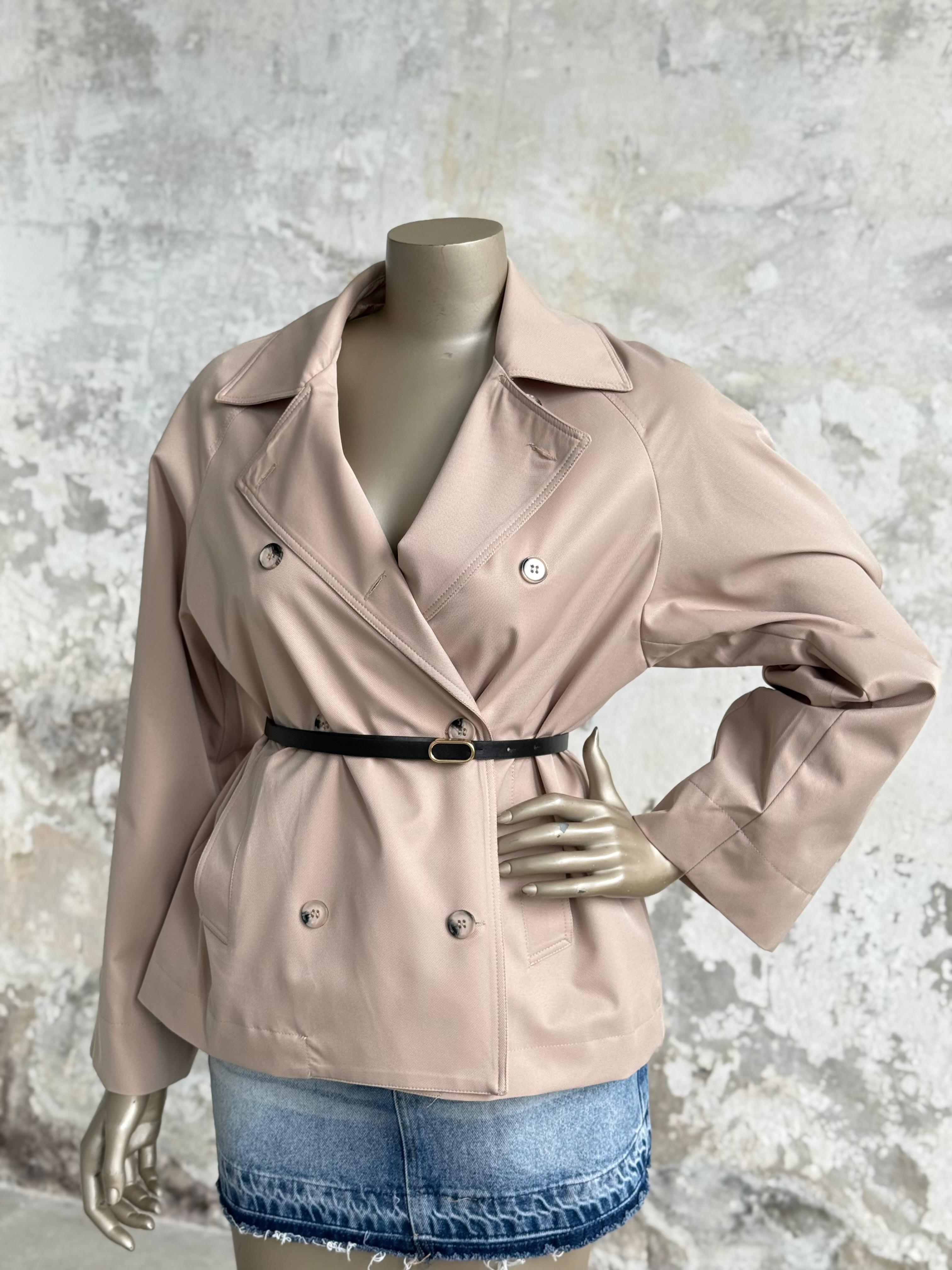 Marka Model Premium Kalite Trenç (Camel)