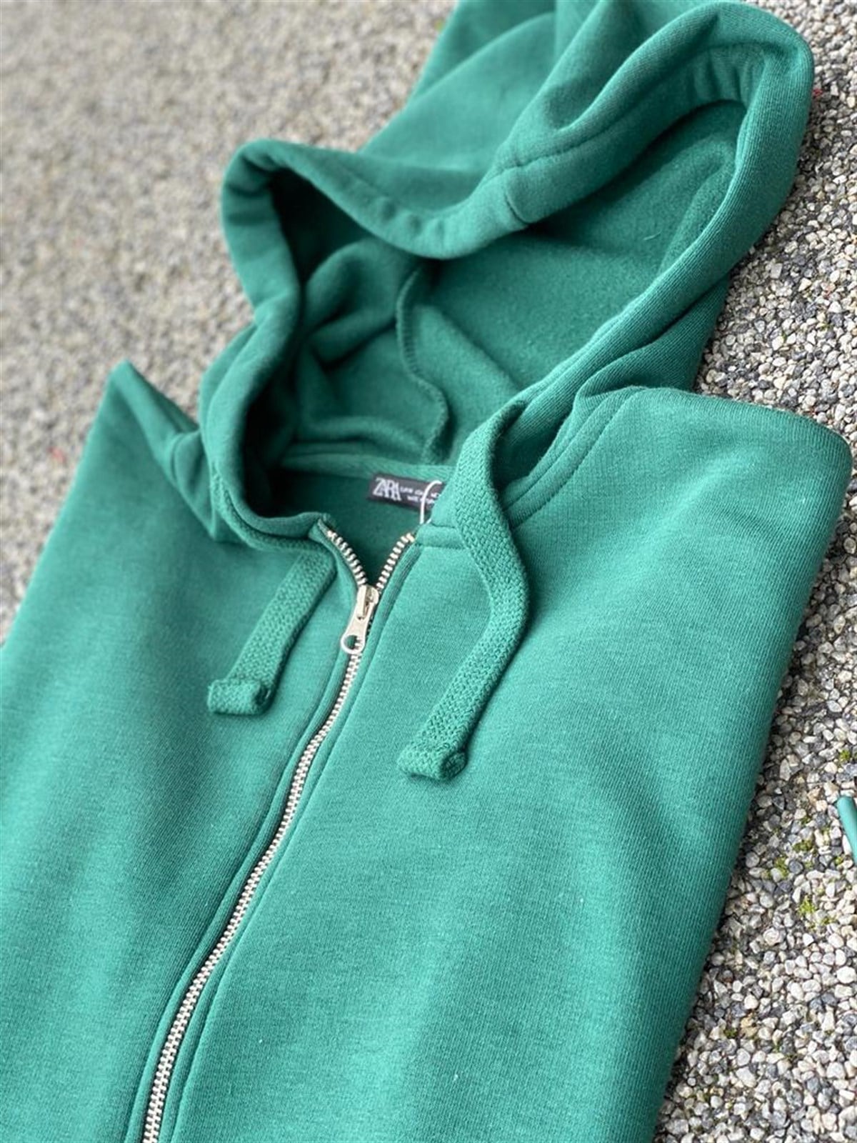 Orjinal Marka Sweat Hırka (Zümrüt Yeşili)
