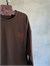  Basic Oversize Ön Arka Nakışlı Coffee Sweat (Kahve)