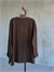  Basic Oversize Ön Arka Nakışlı Coffee Sweat (Kahve)