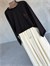 Basic Oversize Ön Arka Nakışlı Coffee Sweat (Siyah)