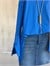Basic Manşet Kollu Yırtmaç Detaylı Sweat (Saks)