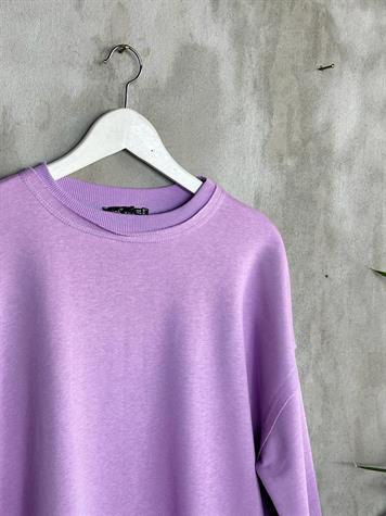 Basic Model Kadın Sweat (Lila)