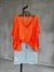 Basic Oversize Merserize Triko (Turuncu)