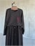 Basic Oversize Ön Arka Nakışlı Biber Tişört (Siyah)