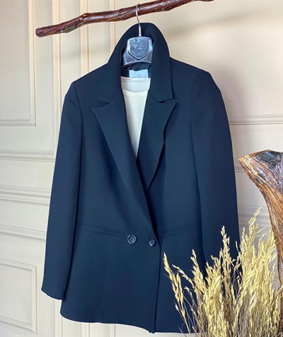 blazer ceket (siyah)