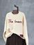 Boncuk Nakışlı Oversize Sweatshirt (Bej)