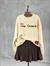 Boncuk Nakışlı Oversize Sweatshirt (Bej)