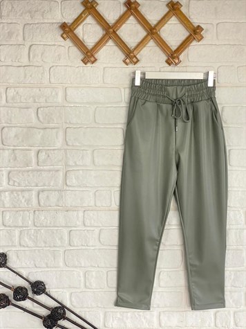 Deri Joger Pantolon (Mint)