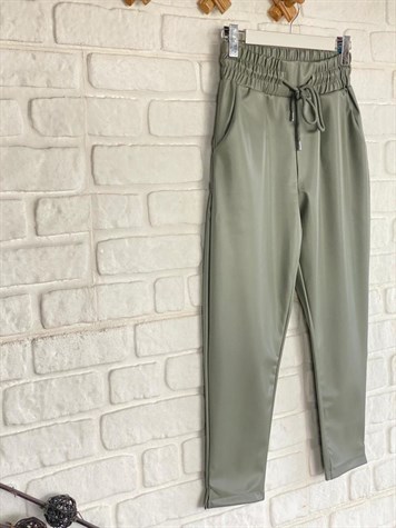 Deri Joger Pantolon (Mint)
