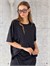Drapeli Etek & Oversize Bluz Takım(Siyah)