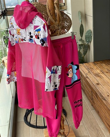 File Detaylı Tasarım Takım (Pembe)
