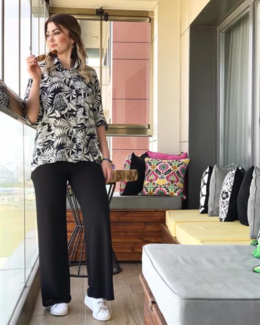 Fitilli Kaşkorse Pantolon (SİYAH)