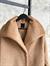 Geniş Yaka Peluş Kaban (Camel)