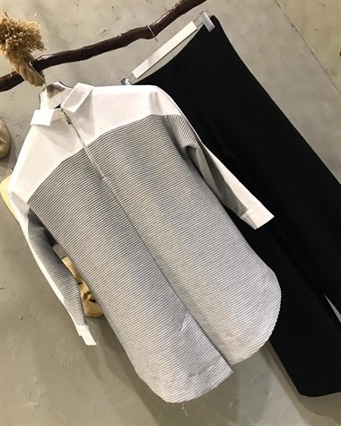 Gömlek Sweat (GRİ)