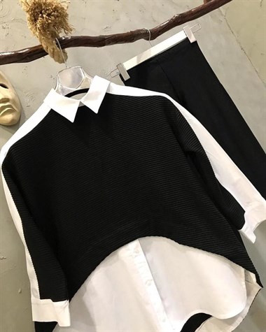 Gömlek Sweat (SİYAH)