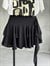 İçi Şortlu Şifon Etek (Siyah)