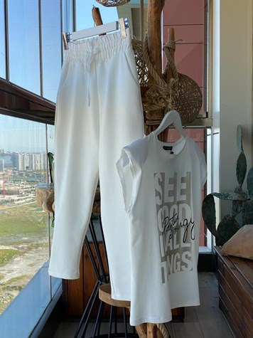 Jogger Eşofman Pantolon (EKRU)