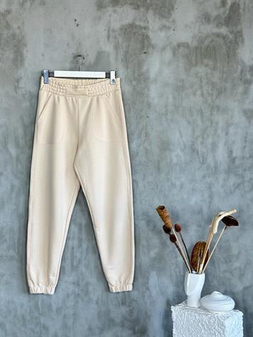 Kadın Eşofman Pantolon (Bej)