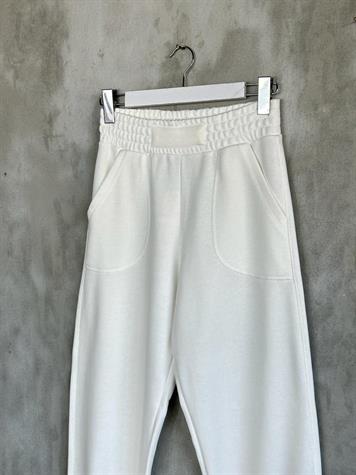 Kadın Eşofman Pantolon (Beyaz)