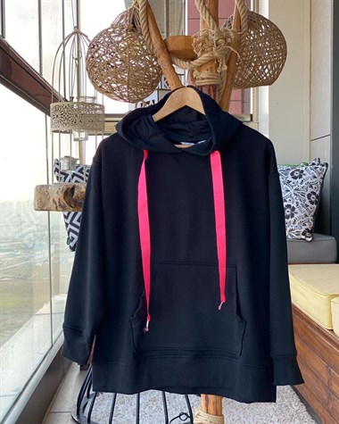 Kanguru Cepli Sweatshirt (SİYAH)