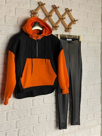 Kapitone Garnili Sweat (Oranj)